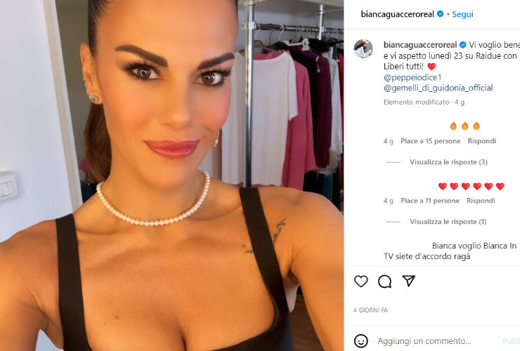 bianca guaccero bellissima