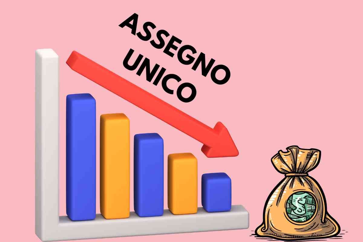 l'assegno unico può essere erogato al minimo