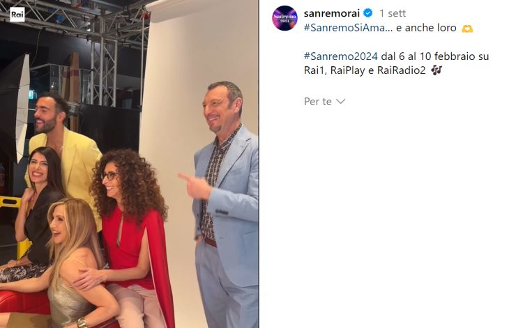 Sanremo compensi co conduttori