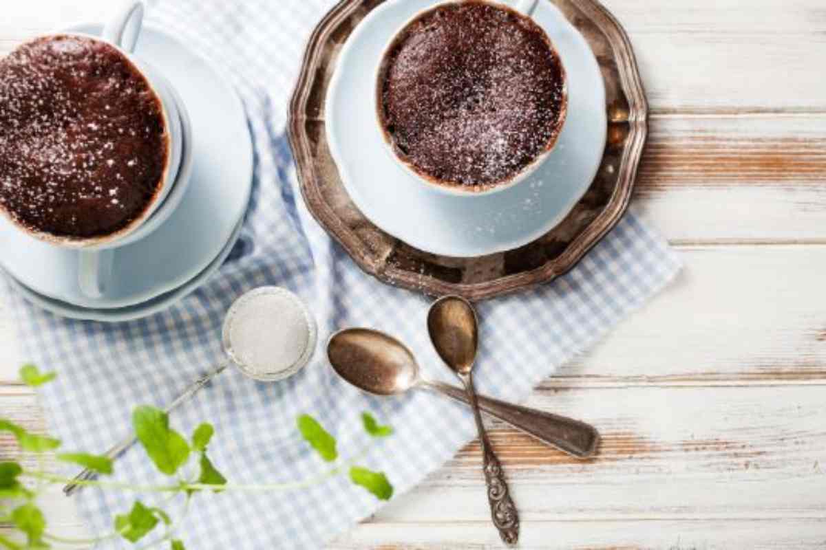 ricetta mug cake light al cacao 
