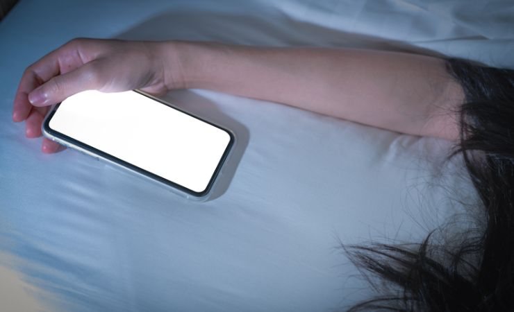 smartphone effetti sonno
