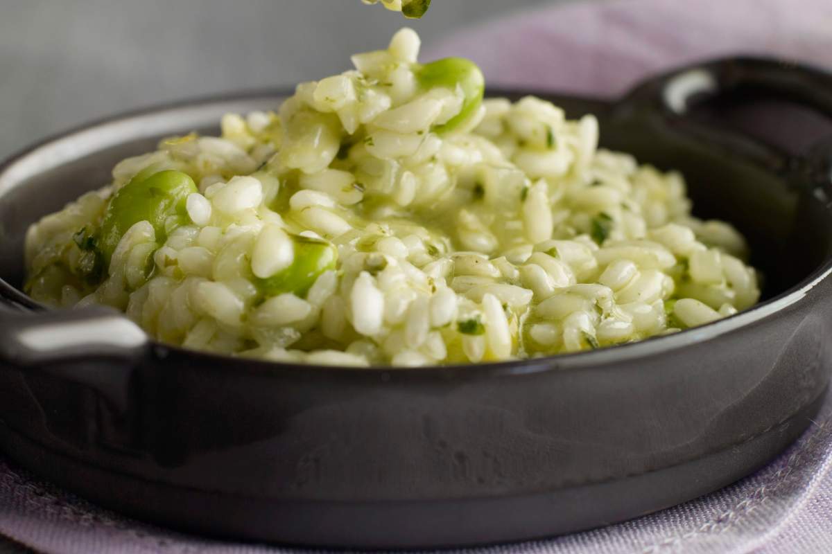 Risotto con le zucchine