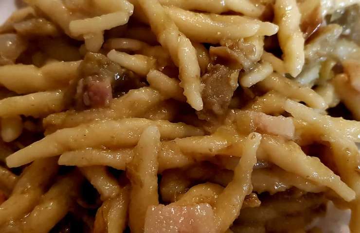 Trofie carciofi e pancetta