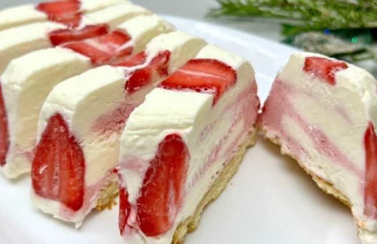 semifreddo panna e fragole