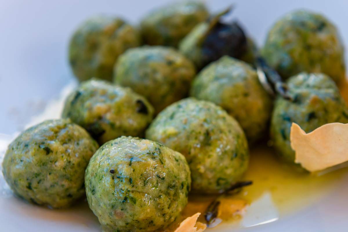 Polpette di spinaci