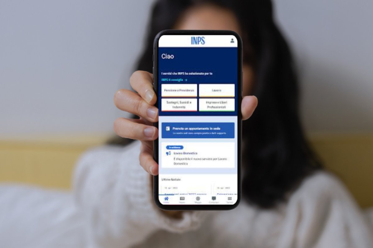 nuova app dell'inps